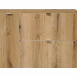 Meuble sous lavabo NEWPORT 80 x 60 x 40 cm effet chêne en.casa