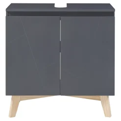 Meuble sous lavabo Overath 60 x 60 x 30 cm gris en.casa