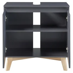 Meuble sous lavabo Overath 60 x 60 x 30 cm gris en.casa