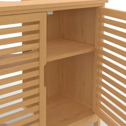 Meuble sous lavabo salle de bain bambou BEA