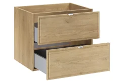 Meuble sous lavabo suspendu TERRA CREMONA chêne cremona 60 cm