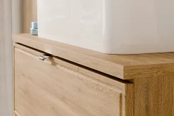 Meuble sous lavabo suspendu TERRA CREMONA chêne cremona 60 cm