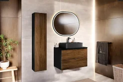 Meuble sous vasque - 80 cm - MÖRK