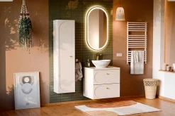 Meuble sous vasque - 60 cm - 2 tiroirs - SAND