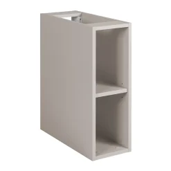 Meuble sous vasque à 2 portes FLOW CACHEMIRE 120 cm avec 2 x l'étagères - extensions et plan