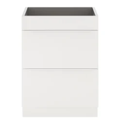 Meuble sous vasque à poser blanc mat l.60 x H.82 x P.45 cm, GoodHome Imandra
