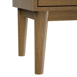 Meuble sous vasque à poser placage chêne H.82 x P.45 x l.120 cm Kabayan