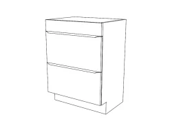 Meuble sous vasque à poser blanc brillant l.60 x H.82 x P.45 cm, GoodHome Imandra