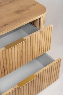 Meuble sous vasque à suspendre GLAMOUR CHÊNE CRAFT D'OR 120 cm