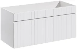 Meuble sous vasque à suspendre ICONIC blanc 100 cm