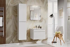 Meuble sous vasque à suspendre ICONIC blanc 100 cm