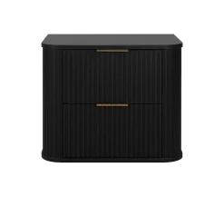 Meuble sous vasque à suspendre GLAMOUR NOIR 60 cm
