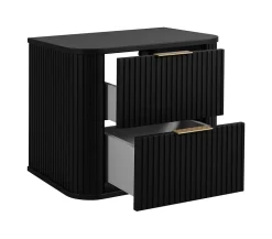 Meuble sous vasque à suspendre GLAMOUR NOIR 60 cm
