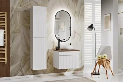 Meuble sous vasque à suspendre ICONIC blanc 60 cm