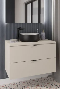 Meuble sous vasque à suspendre DALIA CACHEMIRE 80 cm
