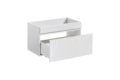 Meuble sous vasque à suspendre ICONIC blanc 80 cm
