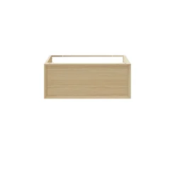 Meuble sous vasque 1 tiroir à suspendre GoodHome Avela placage chêne 80 cm