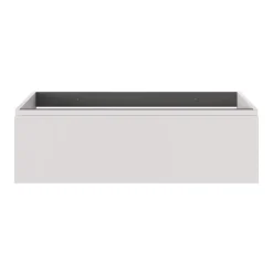 Meuble sous vasque 1 tiroir avec poignée intégrée l.100 x H.30 x P.45 cm beige cashemire Kentia