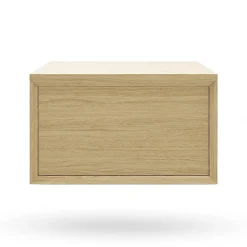 Meuble sous vasque 1 tiroir Avela 60 cm à suspendre + plan de toilette 60 cm GoodHome