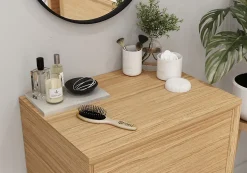 Meuble sous vasque 1 tiroir Avela 60 cm à suspendre + plan de toilette 60 cm GoodHome