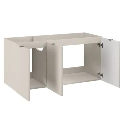 Meuble sous vasque BRAZZA 3 portes Coloris marron congo 120 cm À poser