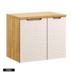 Meuble sous vasque de 70 cm - avec plan - 2 portes - SETTA