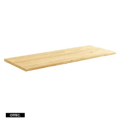 Meuble sous vasque de 120 cm - avec plan - avec 2 vasques à poser - 2 tiroirs - SEA BEIGE