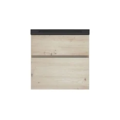 Meuble sous vasque effet chêne artisan l.60 cm 2 tiroirs, Calao