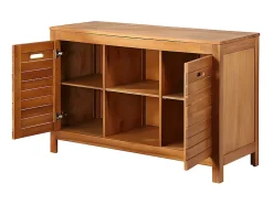 Meuble sous vasque en bois d'acacia - 130 cm - PULUKAN