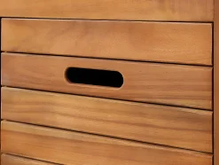 Meuble sous vasque en bois d'acacia - 130 cm - PULUKAN