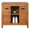 Meuble sous vasque en bois d'acacia - 90 cm - PULUKAN
