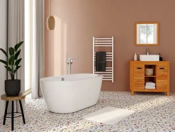 Meuble sous vasque en bois d'acacia - 90 cm - PULUKAN