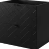 Meuble sous vasque MADIS NOIR 60 cm B