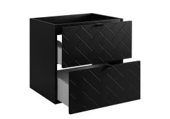 Meuble sous vasque MADIS NOIR 60 cm B
