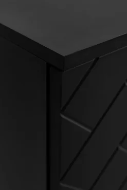 Meuble sous vasque MADIS NOIR 60 cm B