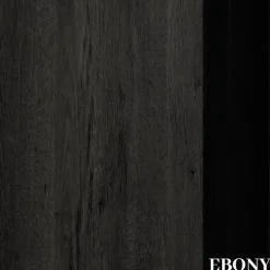 Meuble sous vasque seul, 3 tiroirs, 80cm, simple vasque - ebony (bois noir) - PALMA