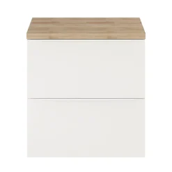 Meuble sous vasque suspendu blanc mat l.60 x H.60 x P.45 cm, GoodHome Imandra