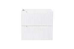Meuble sous vasque suspendu 2 tiroirs NOVA BLANC 60 CM