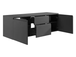 Meuble sous vasque suspendu - Gris - 150 cm - JIMENA II