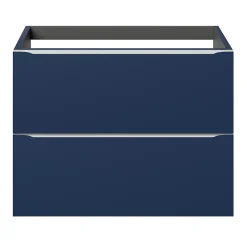 Meuble sous vasque suspendu bleu nuit mat l.80 x H.60 x P.45 cm, GoodHome Imandra