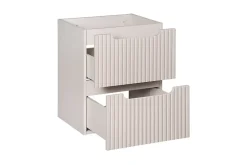 Meuble sous vasque suspendu 2 tiroirs NOVA CACHEMIRE 50 CM