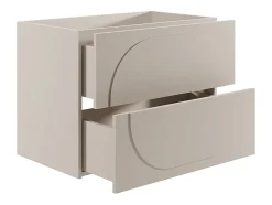 Meuble sous vasque suspendu - Beige - 80 cm - VUTOMA