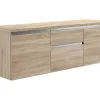 Meuble sous vasque suspendu - Naturel clair - 150 cm - JIMENA II
