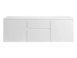 Meuble sous vasque suspendu - Blanc - 150 cm - JIMENA II
