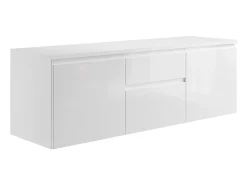 Meuble sous vasque suspendu - Blanc - 150 cm - JIMENA II