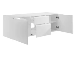 Meuble sous vasque suspendu - Blanc - 150 cm - JIMENA II