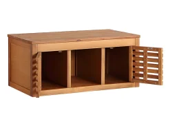 Meuble sous vasque suspendu en bois d'acacia - 90 cm - PENEBEL