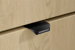 Meuble sous vasque suspendu OVALIA - 2 tiroirs chêne 120 cm