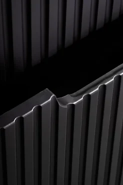 Meuble sous vasque suspendu 2 tiroirs NOVA NOIR 80 CM