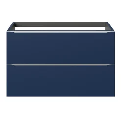 Meuble sous vasque suspendu bleu nuit mat l.100 x H.60 x P.45 cm, GoodHome Imandra
